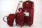 $460 New Jessica Simpson Kinsey 5 Piece Luggage Set Red Spinner Travel Suitcase
