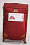 $460 New Jessica Simpson Kinsey 5 Piece Luggage Set Red Spinner Travel Suitcase
