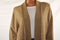 Karen Scott Women's Cotton Beige Draped Open Front Knit Cardigan Shrug Plus 1X