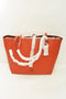 $295 NEW COACH Women's Market Leather Medium Tote Shoulder Bag Antique Orange