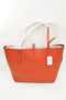 $295 NEW COACH Women's Market Leather Medium Tote Shoulder Bag Antique Orange