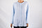 New Karen Scott Womens Long Sleeves Acrylic Blue Button Down Cardigan Shrug XXL