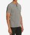 Kenneth Cole Reaction Mens Short-Sleeve Gray Faux-Leather Trim Henley T-Shirt XL - evorr.com