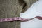 New Style&Co Women's Mock Neck Bell Sleeves Beige Textured Knitted Sweater Top M - evorr.com