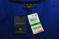 New Club Room Men's V-Neck Long Sleeve Merino Wool Blend Blue Rib Trim Sweater L - evorr.com