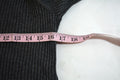 Style&Co Women Scoop Neck Gray Handkerchief Hem Ribbed Knit Hi-Low Sweater Top M - evorr.com