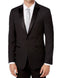 Calvin Klein Men Black Slim Fit 1-Button Houndstooth Blazer Evening Jacket 38
