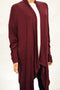 INC Concepts Women's Long-Sleeves Red Open-Front Long Cardigan Shrug Top Plus 3X