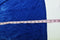 ECI Womens Bell Sleeve Crew Neck Stretch Blue Printed Velvet Shift Tunic Dress M - evorr.com