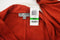 New JM Collection Women Open-Front Stretch Red Draped Suede Cardigan Shrug Top L