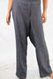 $89 Alfani Women's Stretch Gray Tweed Straight Leg Trouser Dress Pants Plus 18W