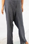 $89 Alfani Women's Stretch Gray Tweed Straight Leg Trouser Dress Pants Plus 18W