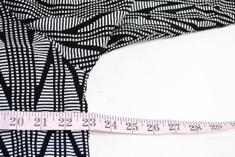 $139 Calvin Klein Women Black Open Front Jacquard Flyaway Cardigan Shrug Plus 2X - evorr.com
