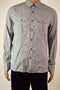 Kenneth Cole Reaction Men's Button Front Long Slv Cotton Nep Yarn Casual Shirt S - evorr.com