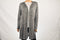 New Style&Co Women Long Sleeve Stretch Black Open Front Marled Cardigan Shrug M