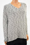 $69 NEW Style&Co. Women Long Sleeve Black Layer Look V Neck Blouse Top Plus 3X