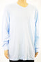 New Club Room Men's Cotton Blue Front-Pocket Long-Sleeves Crew Neck T-Shirt 3XL - evorr.com