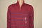 New Club Room Men's Long-Sleeves Red Blue Striped Quarter-Zip Fleece Sweater L - evorr.com
