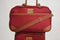 $460 Jessica Simpson Red Kinsey 2 Piece Travel Suitcase Luggage Set Carry on