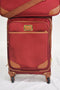 $460 Jessica Simpson Red Kinsey 2 Piece Travel Suitcase Luggage Set Carry on