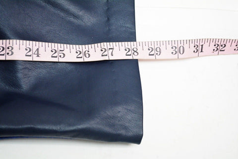 $108 Seven7 Women Stretch Blue Faux-Leather Straight Pencil Skirt Trendy Plus 1X - evorr.com