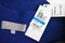 $108 Seven7 Women Stretch Blue Faux-Leather Straight Pencil Skirt Trendy Plus 1X - evorr.com