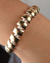 Caterpillar Style Metallic Adjustable Bracelet - evorr.com