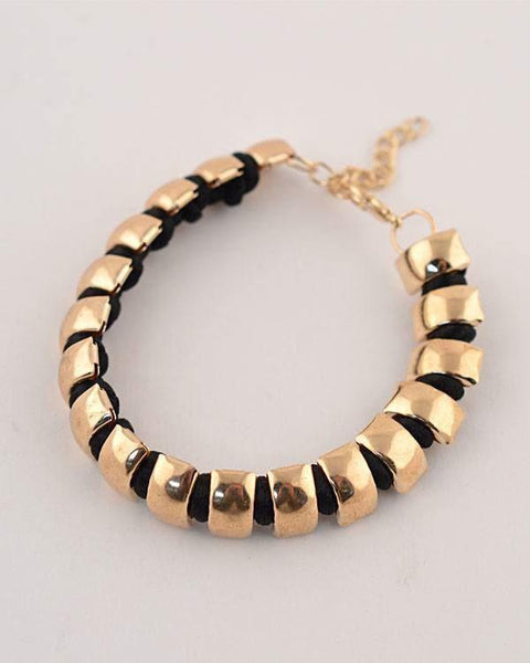 Caterpillar Style Metallic Adjustable Bracelet - evorr.com