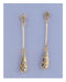 Drop earrings w/rhinestone detail - evorr.com