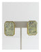 Faux stone rectangle earrings - evorr.com