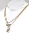 Layered Cutout Lace Band and Rolo Chain Choker Necklace - evorr.com