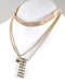 Layered Cutout Lace Band and Rolo Chain Choker Necklace - evorr.com