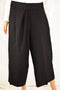 $99 Anne Klein Women Stretch Black Sash Belt Crop Wear to Work Culotte Pants 16