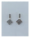 Rhinestone rhombus drop dangle earrings - evorr.com