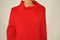 New Style&Co Women's Cowl Neck Bell Sleeves Red Ribbed Knit Tunic Sweater Top L - evorr.com
