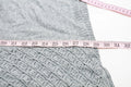 Style&Co Women's Gray Handkerchief Hem Pointelle Knit Tunic Sweater Top Plus 1X - evorr.com