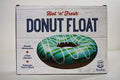 Wembley Hot 'N' Fresh Blue Brown Donut Inflatable 4-Ft Ride-On Pool Float Tube - evorr.com