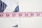 New Armani Exchange Women's Blue Printed Pull-On Flare Mini A-Line Skirt Size M - evorr.com