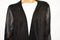 City Chic Women Drape Open Front Black Sheer Slv Faux Suede Jacket Coat Plus 14W