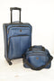 $300 TAG Daytona 2 Piece Set Travel Suitcase Spinner Luggage Blue