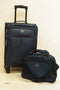 $300 TAG Daytona 2 Piece Set Travel Suitcase Spinner Luggage Blue