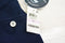 Karen Scott Women Blue Tummy Control Comfort Waist Button-Hem Capri Crop Pant 6