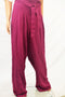 $139 Seven7 Women's Stretch Purple Belted Wide Leg Pleated Casual Pants Plus 2X - evorr.com
