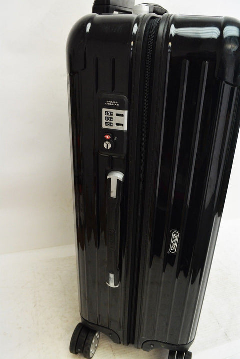 $655 Rimowa Salsa Deluxe 26" Multiwheel Upright Luggage Suitcase Black Hardcase