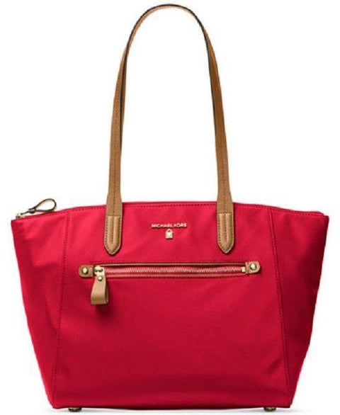 $108 NEW Michael Kors Women's Kelsey Medium Top-Zip Tote Shoulder Bag Pink - evorr.com