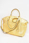$368 NEW Michael Kors Women's Riley MK Logo Satchel Shoulder Bag Golden