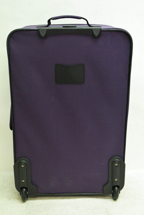 $340 NEW Travel Select Segovia 3 PC Luggage Set Expandable Suitcase Purple Soft