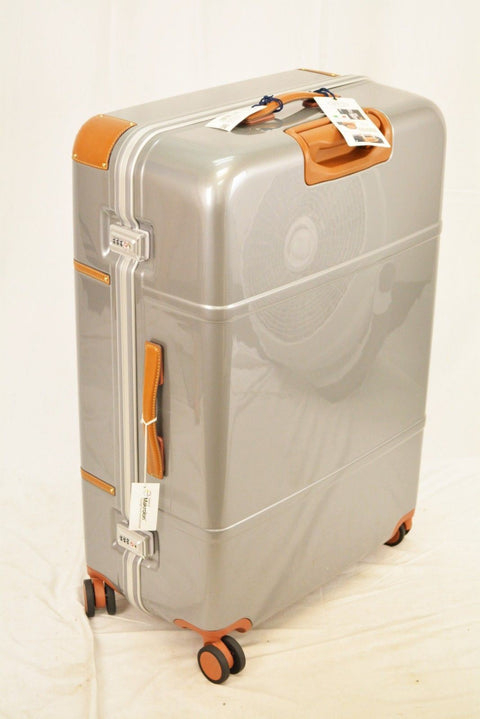 $675 BRIC'S Bellagio 32'' Gray Spinner Hardcase Suitcase Luggage Trunk Trolley