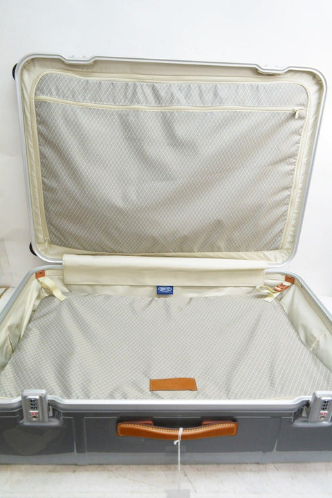 $675 BRIC'S Bellagio 32'' Gray Spinner Hardcase Suitcase Luggage Trunk Trolley