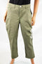 Lee Platinum Women's Green Mid-Rise Cameron Capri Cropped Denim Jeans 12 - evorr.com